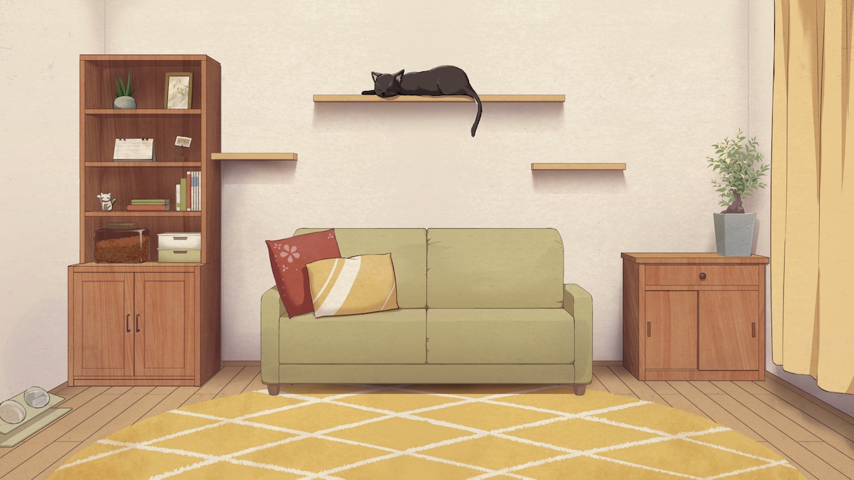 背景イラストを描きます ゲーム、アニメ、配信などに使用できる背景を作成いたします。 イメージ1