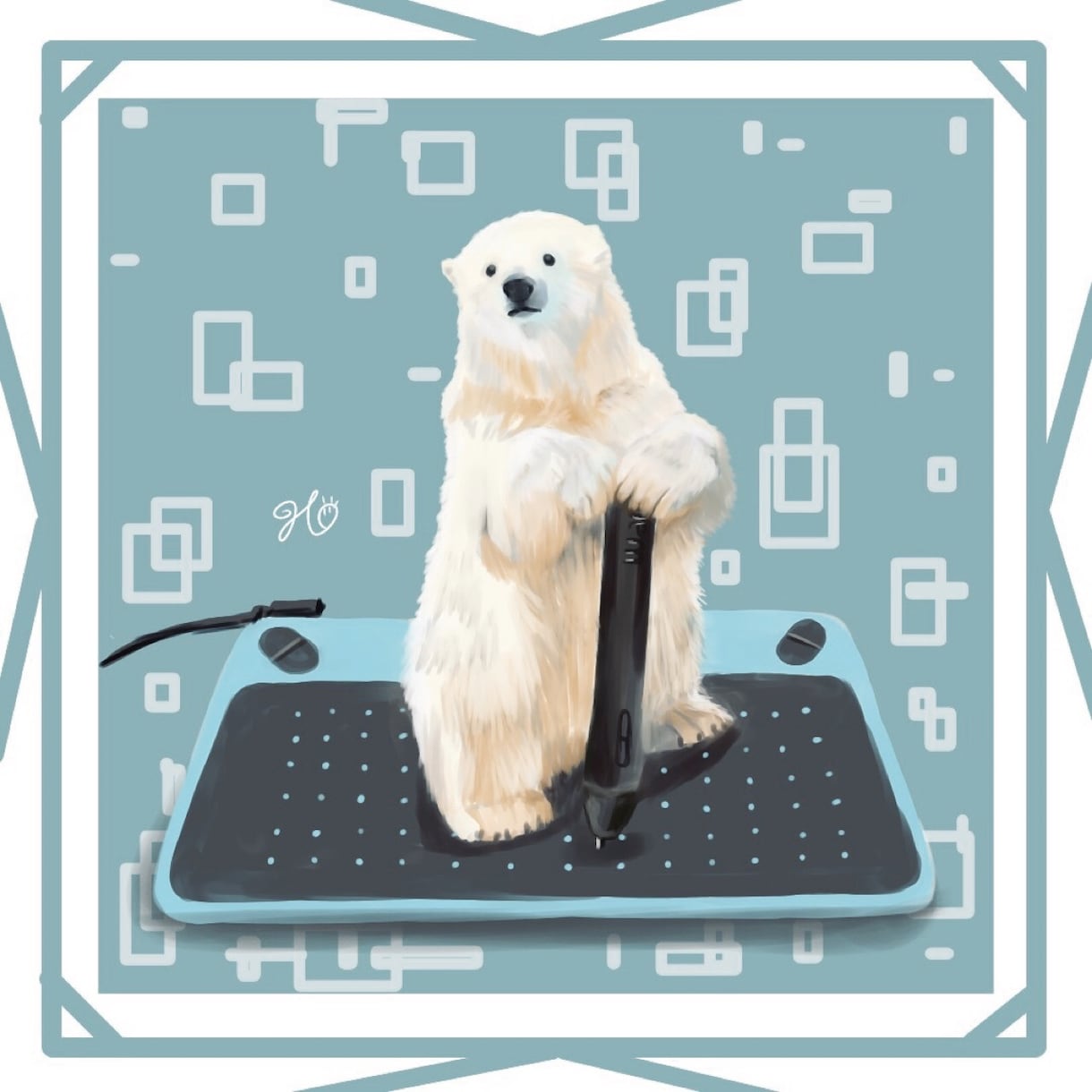 アイコンや記念イラストを制作します 写真や動画を元にリアルな動物の毛並みを表現するのが得意です イメージ7