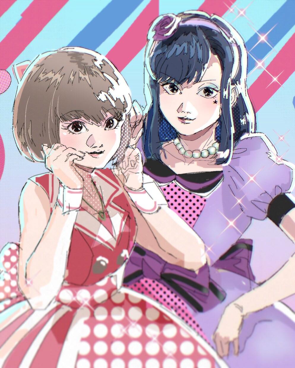 キャラクターイラストアイコンを描きます 主にアイコン利用のキャラクターイラストや絵似顔絵描きます！ イメージ1