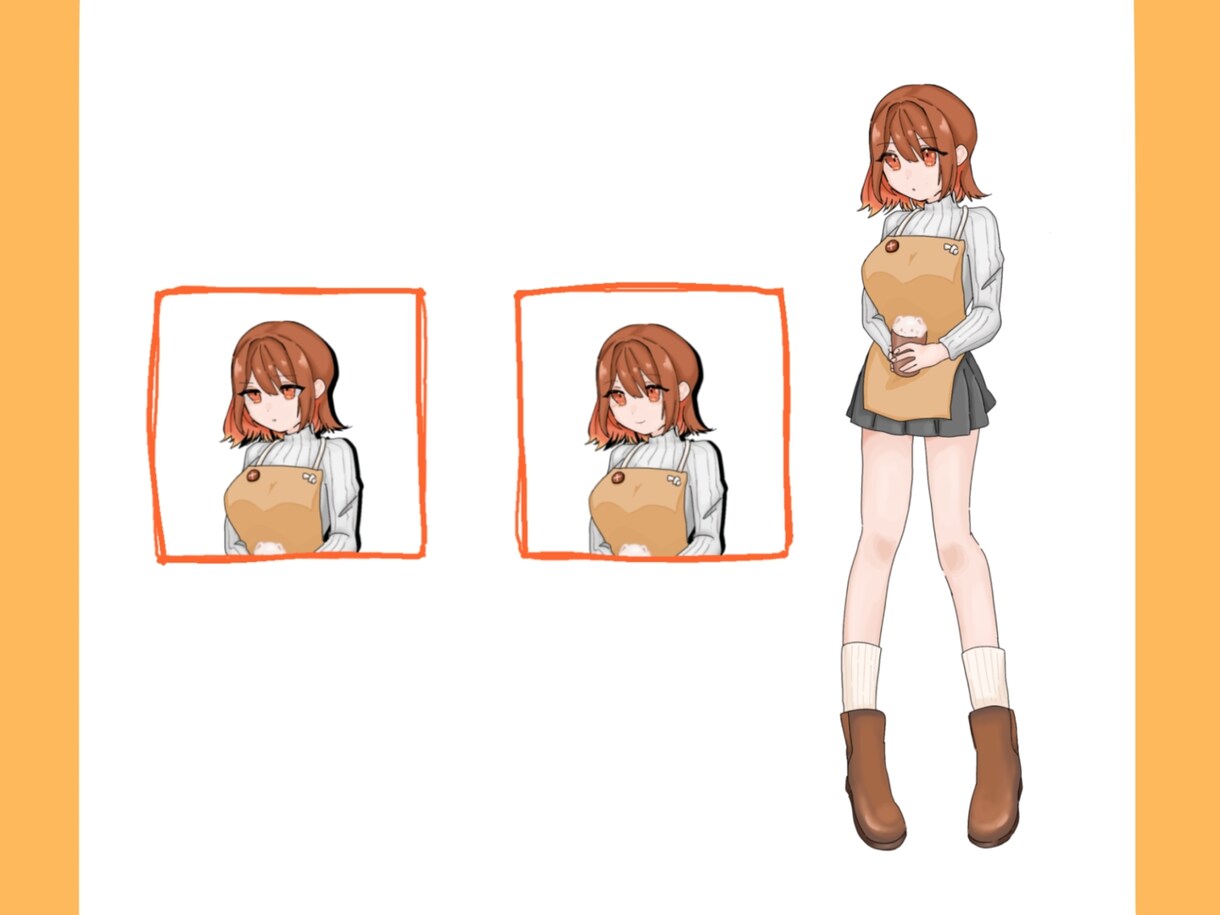 立ち絵やミニキャラなどを制作いたします かわいいキャラクターお描きします！ イメージ1