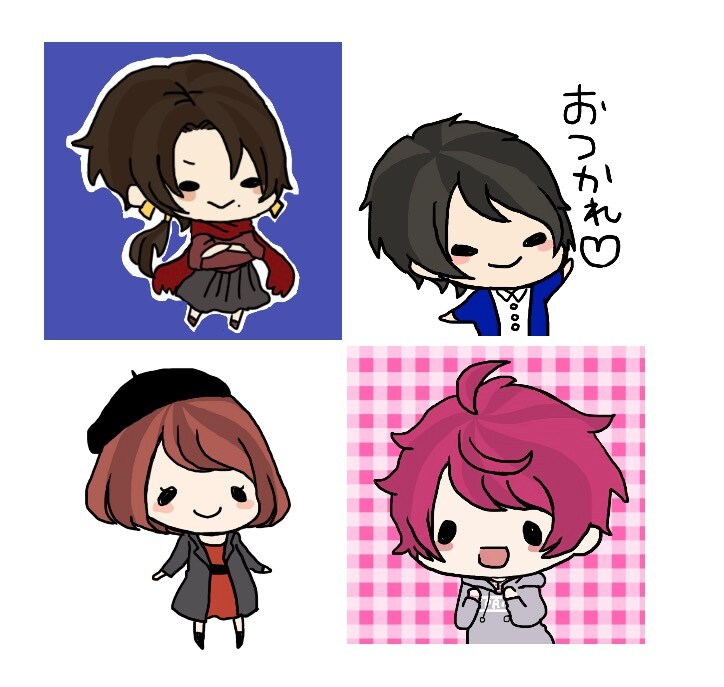 簡単なデフォルメキャラクター描きます 名刺やパンフレットsnsのアイコンにいかがですか♪ イメージ1