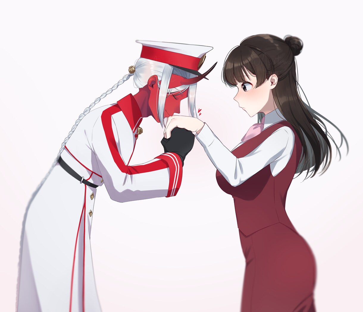 カップリングイラストを描きます BLもGLも男女も…人外キャラもOK！ イメージ8