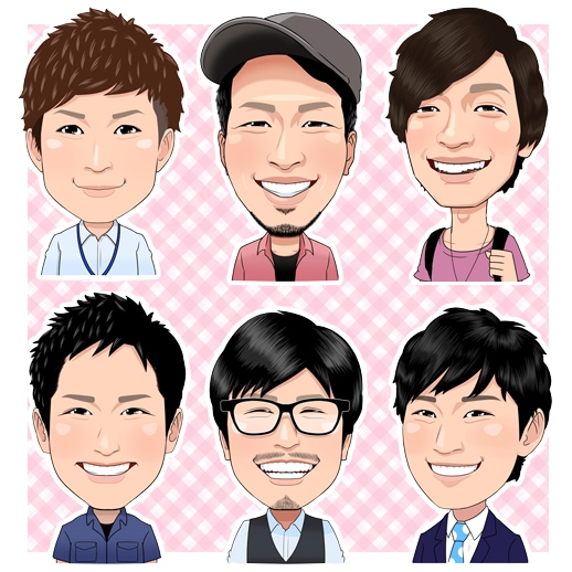 清潔感のある好印象な似顔絵制作いたします ご満足いただけない場合キャンセル無料！ イメージ9