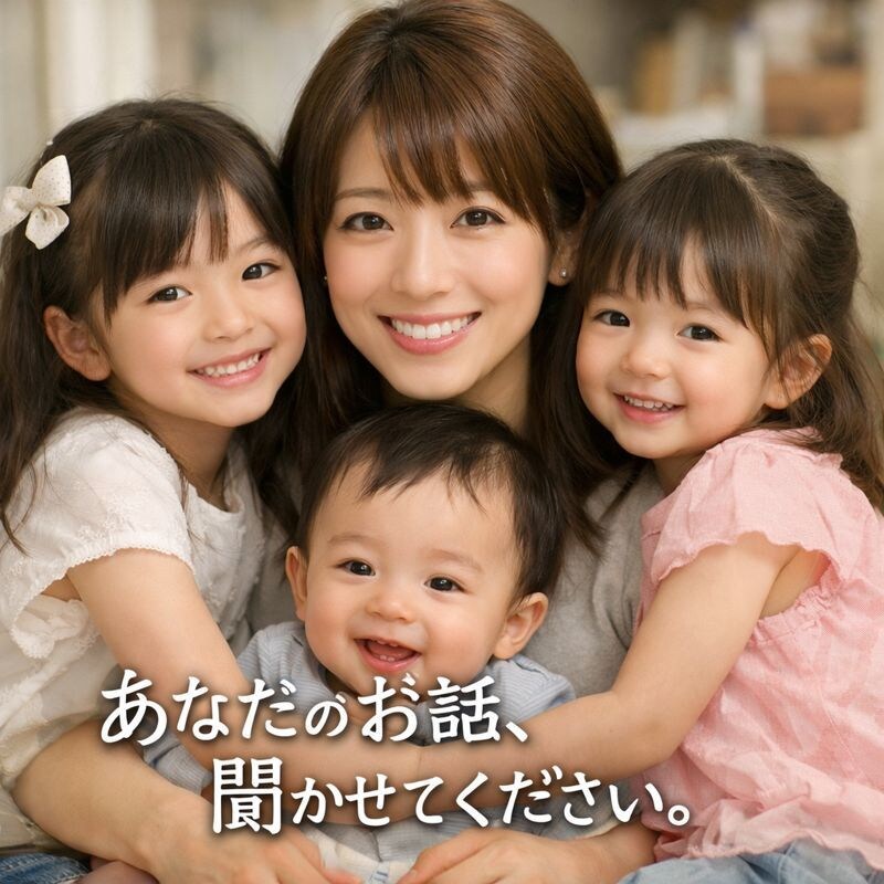 ベテラン看護師がお話聞きます。ご相談乗ります 看護師キャリア10年！3人子育て中ママナース！ イメージ1