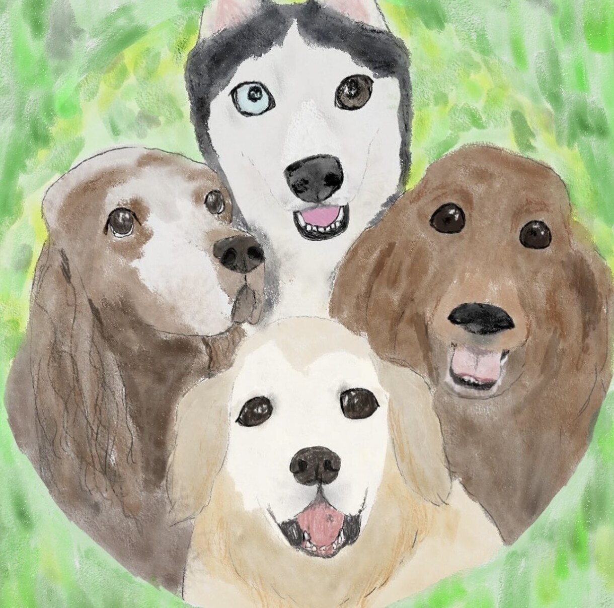 ゆるっと可愛く！ペットのイラスト描きます リアルだけど、可愛いタッチの世界に一つのイラストを心込めて イメージ8
