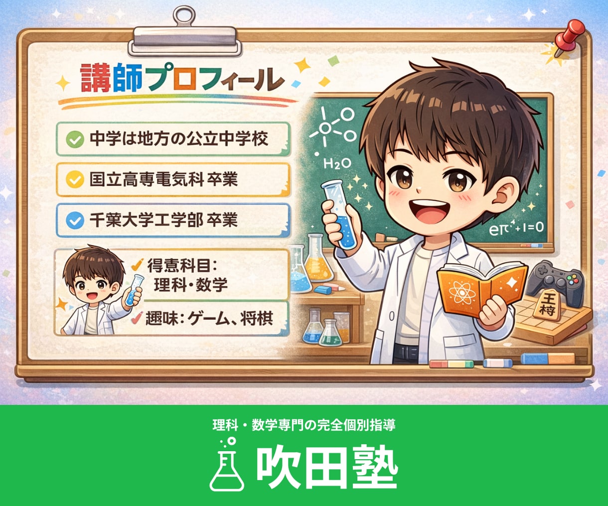 中学生【理科・数学】専門のプロ講師が個別指導します 国立工学部卒、理科・数学が苦手、勉強が嫌いなお子さん大歓迎！ イメージ5