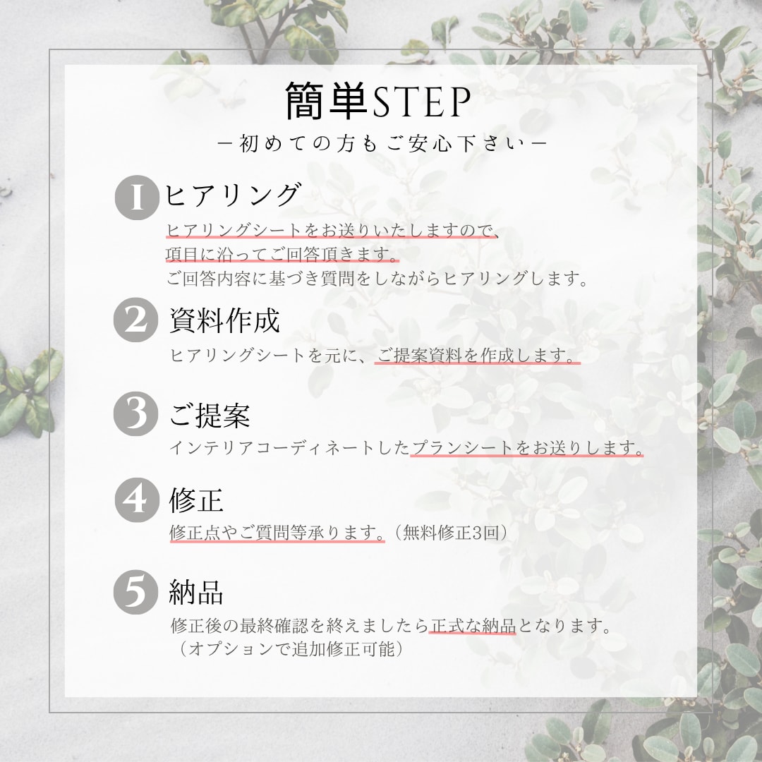 民泊を素敵にインテリアコーディネートします Airbnbに掲載用の図面画像も作成します⭐︎ イメージ7