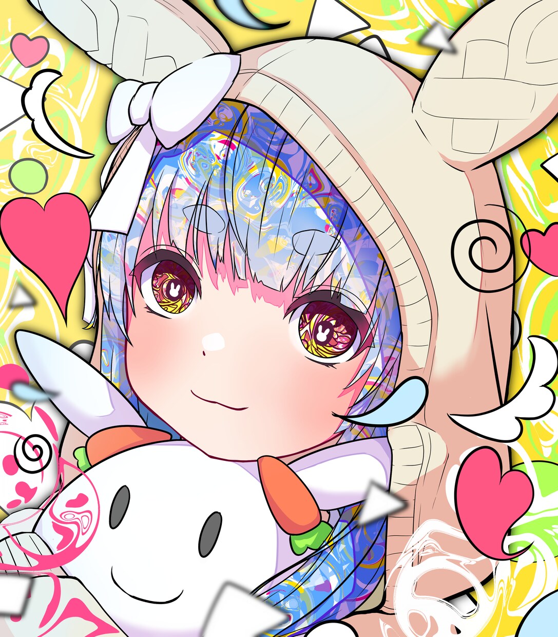 可愛いイラストをお描きします 個性溢れる、カラフルで可愛いアニメ塗りイラスト！！ イメージ5