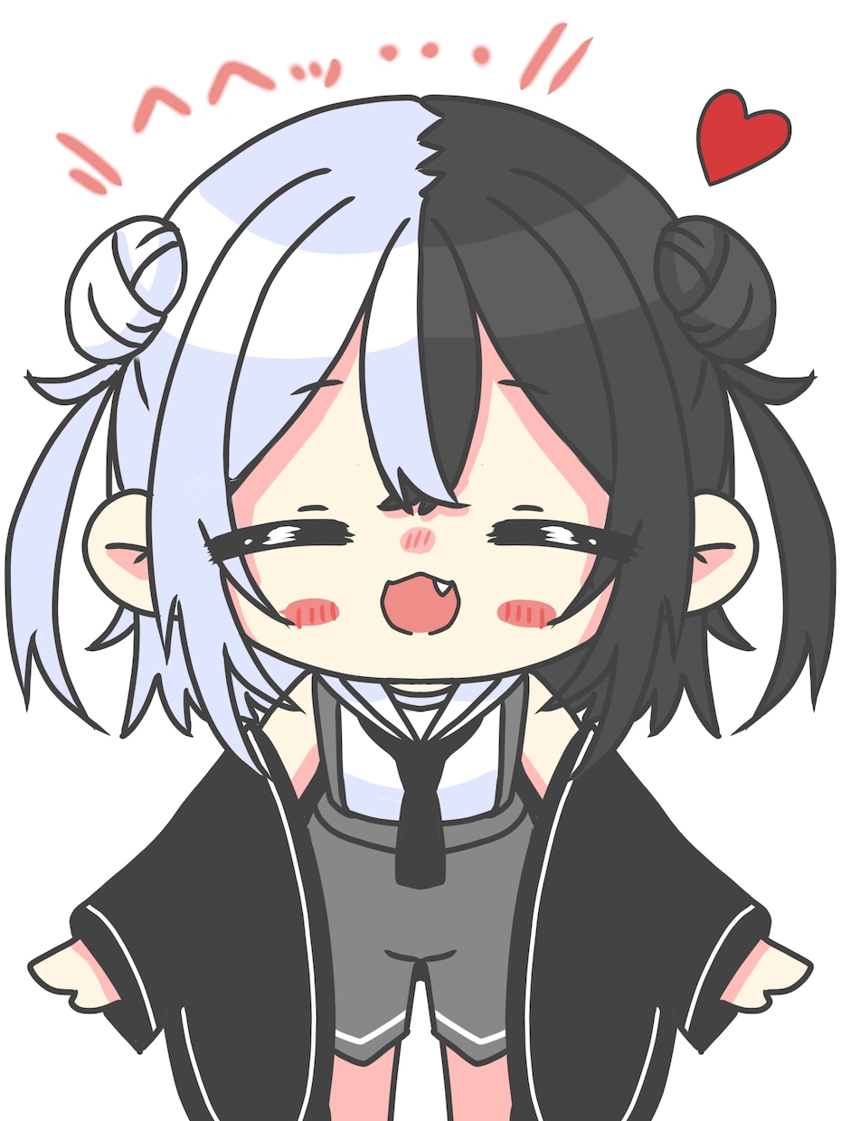 Twitterアイコン・デフォルメイラスト描きます かわいい女の子がお好きな方はぜひ♪ イメージ2