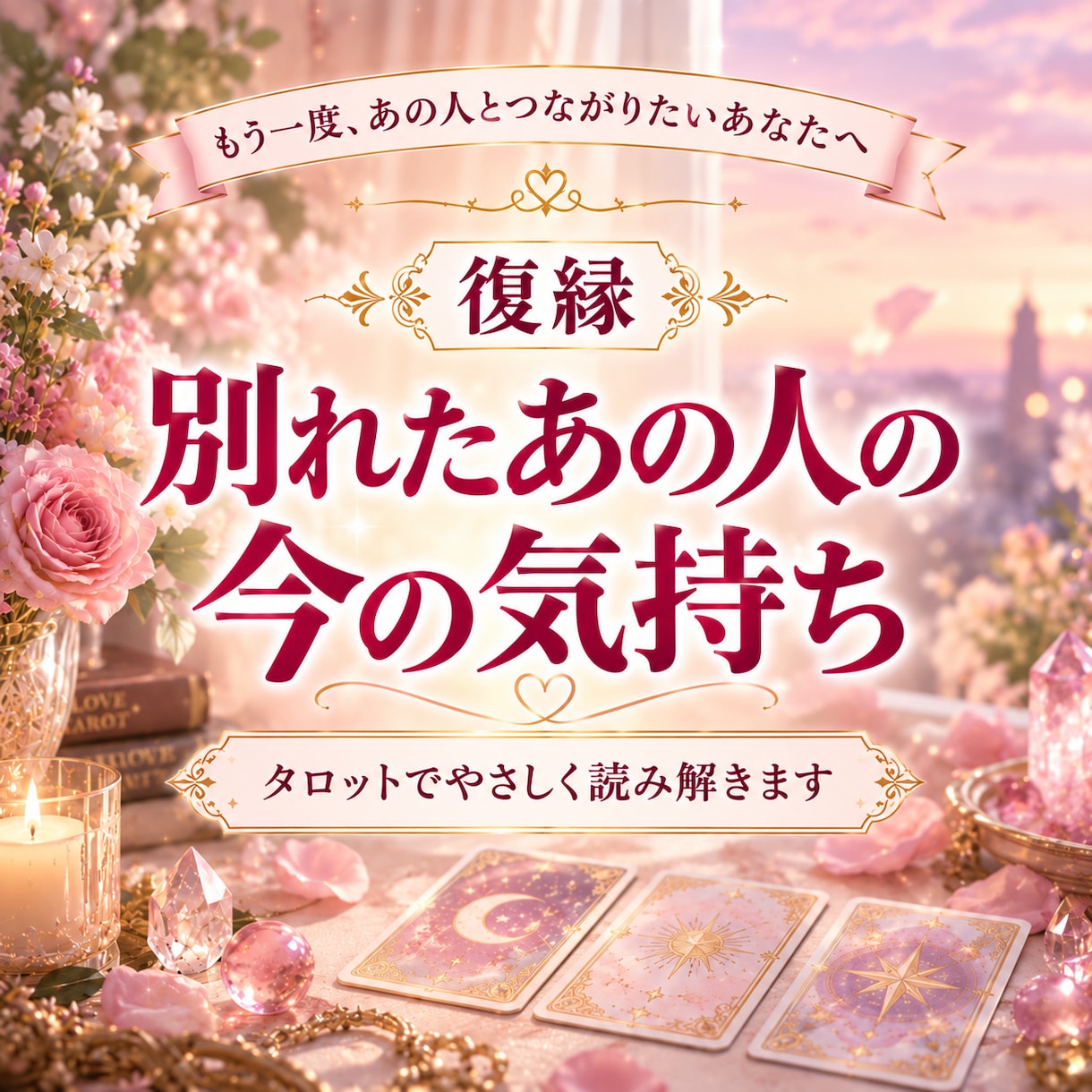 復縁｜別れたあの人の今の気持ちを読み解きます 復縁したいあなたへあの人の今の気持ちを丁寧に読み解きます イメージ1