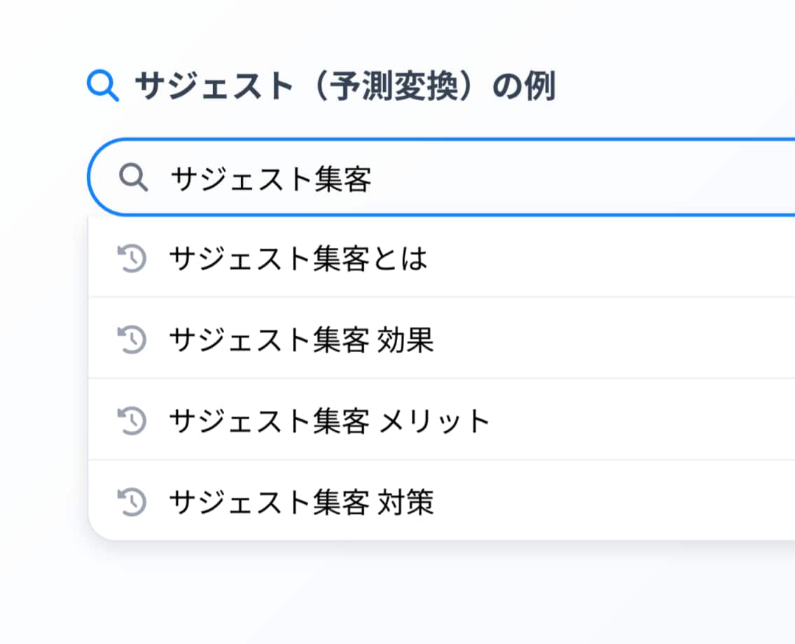 サジェスト（予測候補）表示対策します 貴社製品の認知度向上、購買機会の増やすサービスです イメージ1