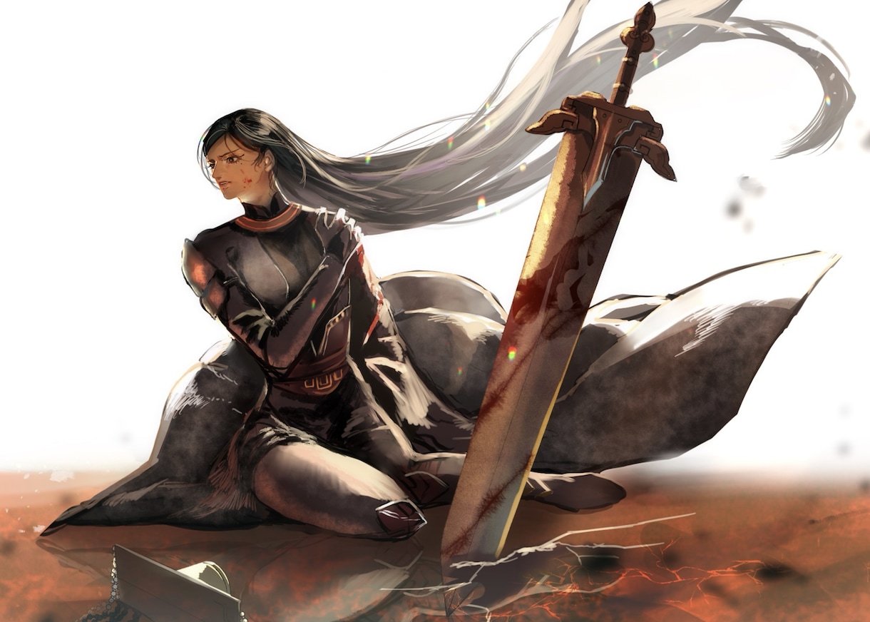 中華風女性キャラを描きます 美しい、格好いい、ミステリアス、強い女性を描きます！ イメージ3