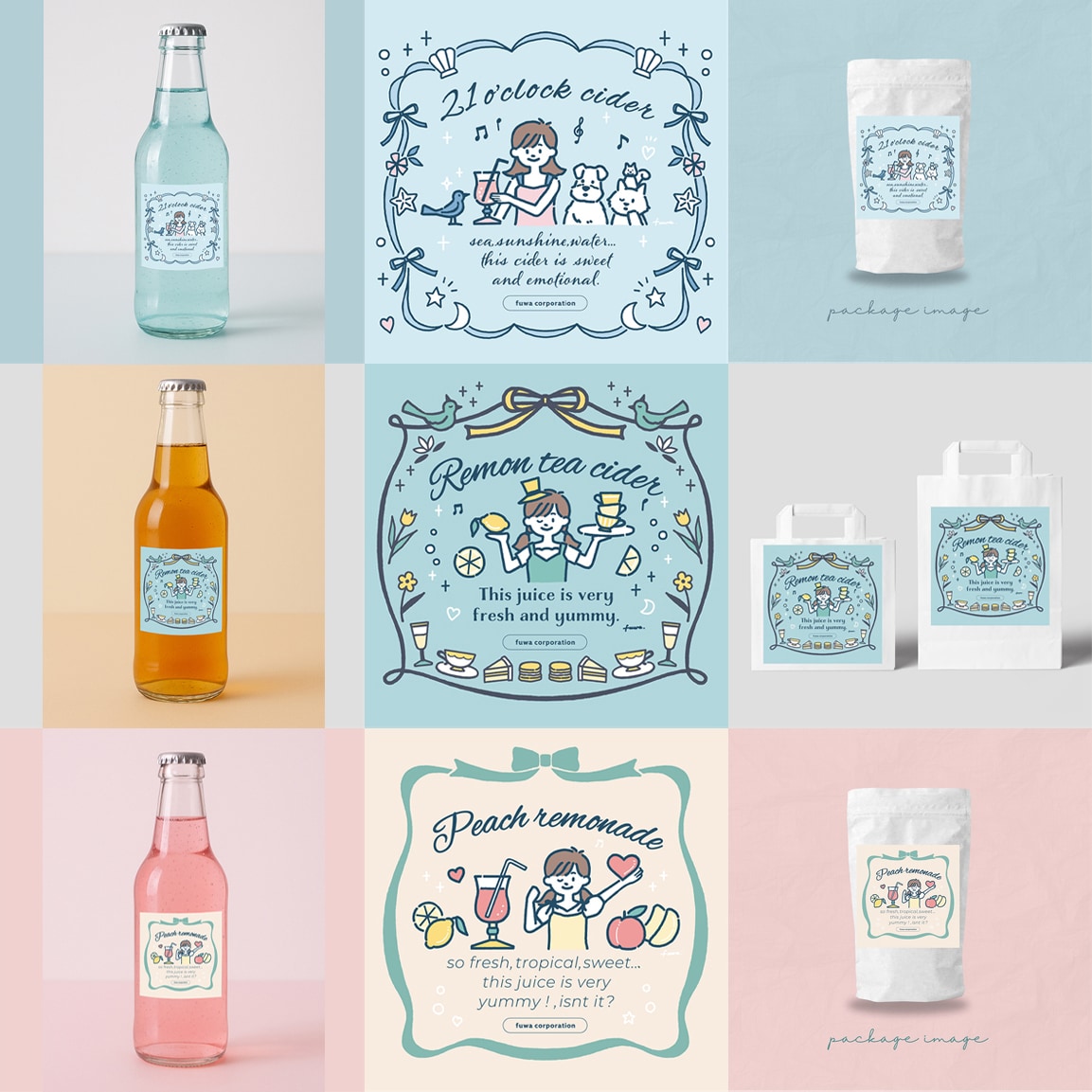 商品のラベルやパッケージのデザイン作成します シンプル可愛いイラストで商品の魅力を引き立てます イメージ2