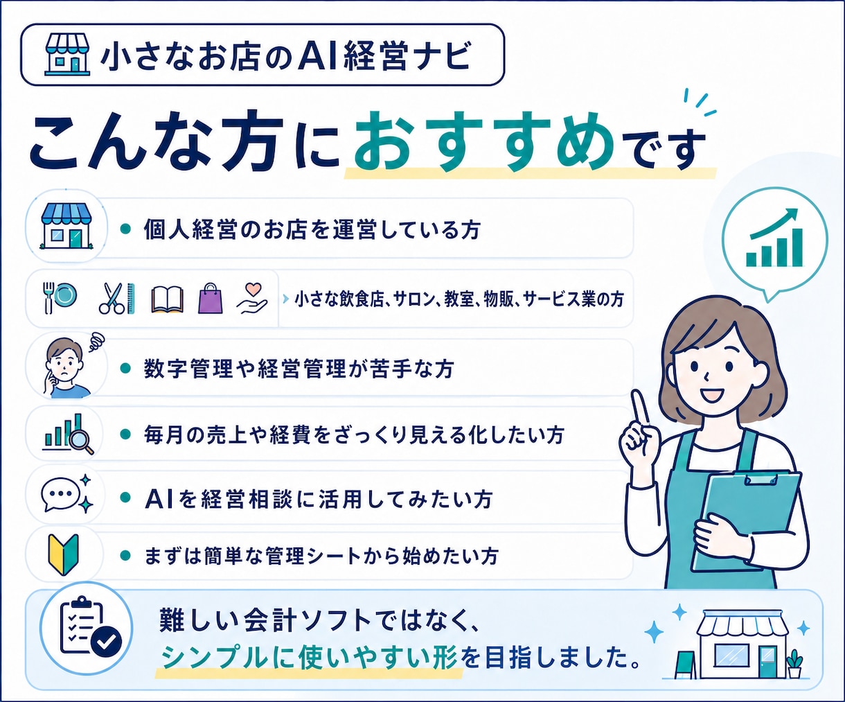 売上・経費を見える化するAI経営シートお渡しします 数字が苦手でも今やることが見える経営サポートシートです イメージ5