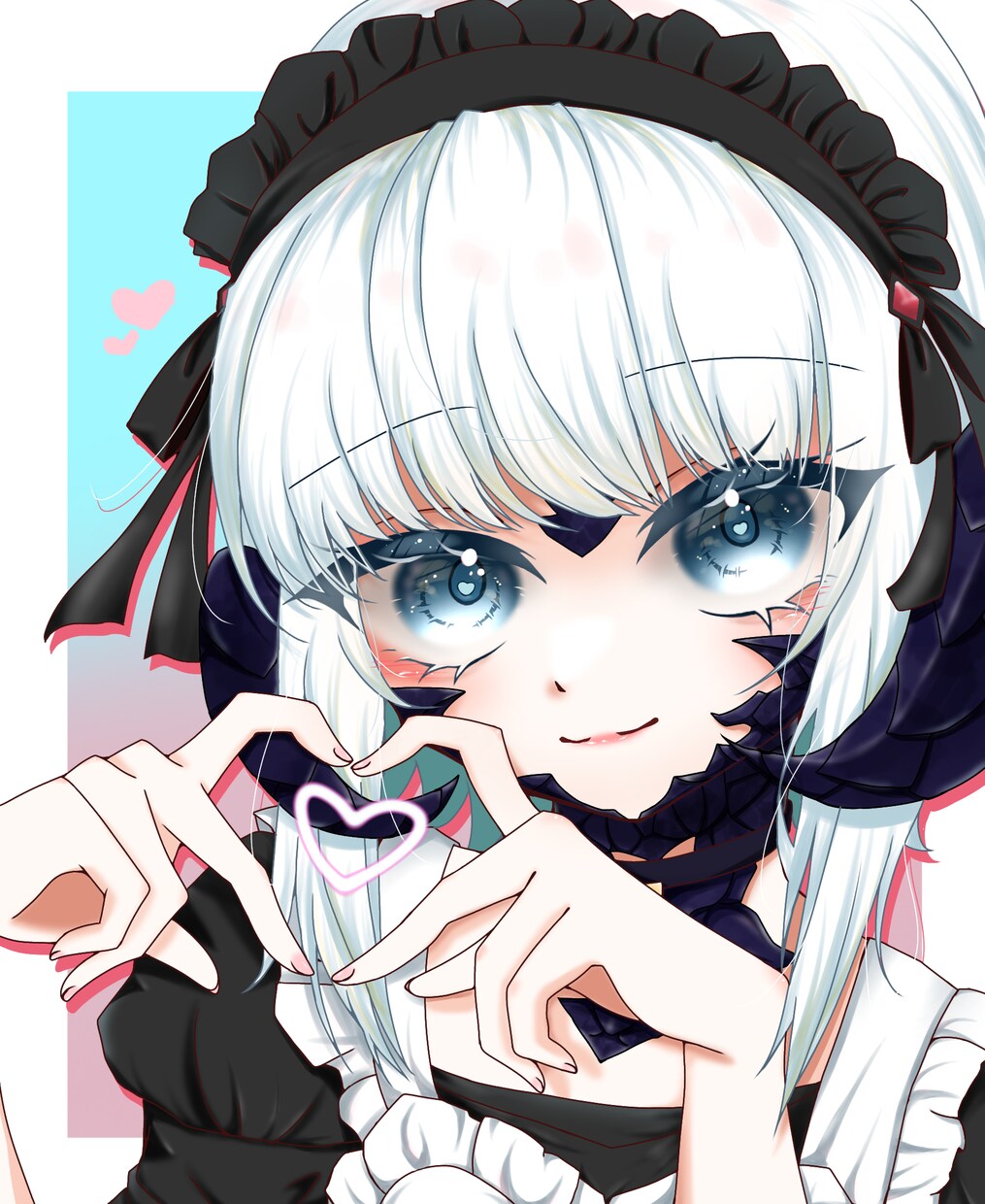 キラキラの目のアイコン・OC1枚絵描きます 可愛い女の子が得意です！あなたのためのアイコン描きます！ イメージ1