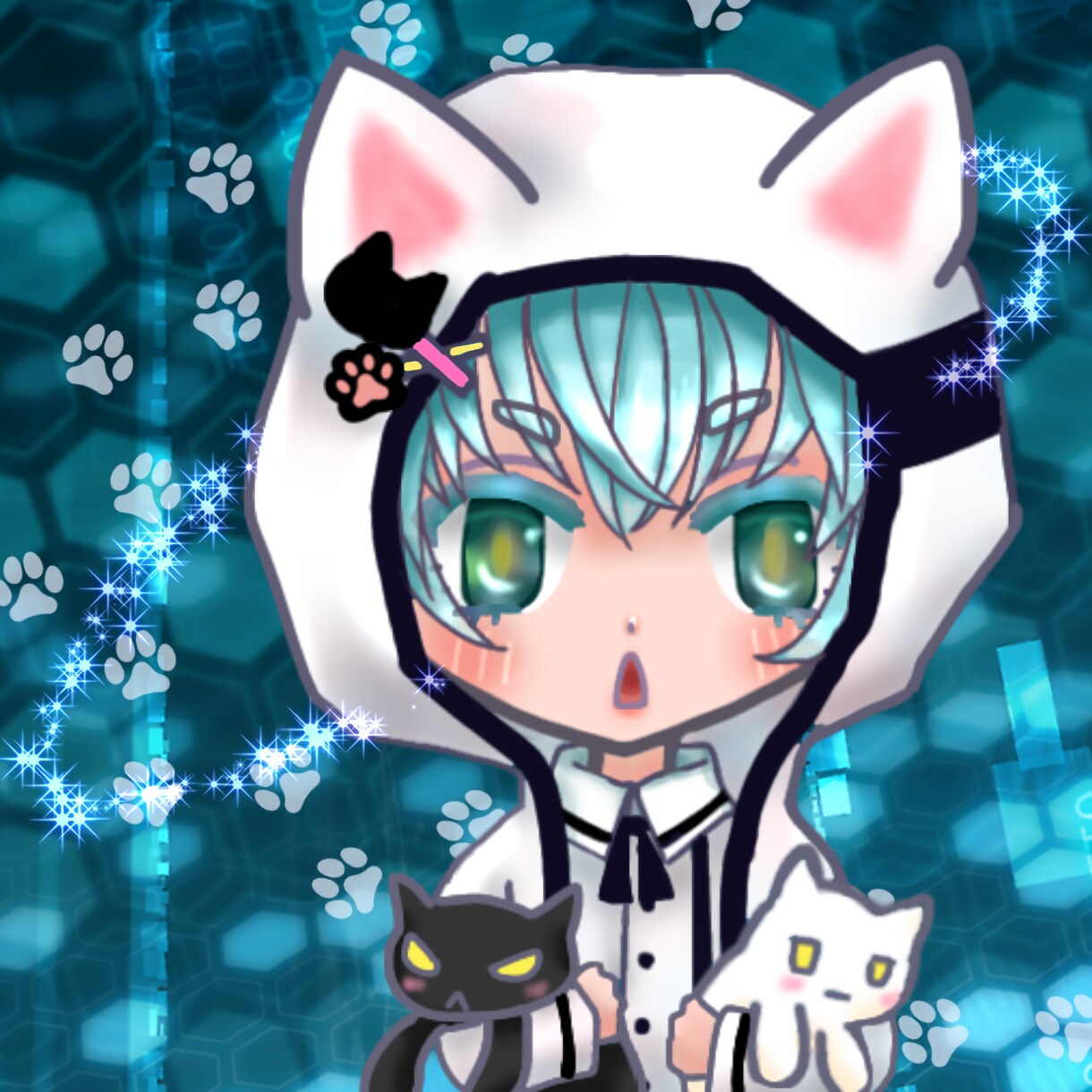 透過イラスト付き、可愛いアイコン作成します 用途に合った可愛いSNS用アイコンを作成!透過イラスト付き イメージ7