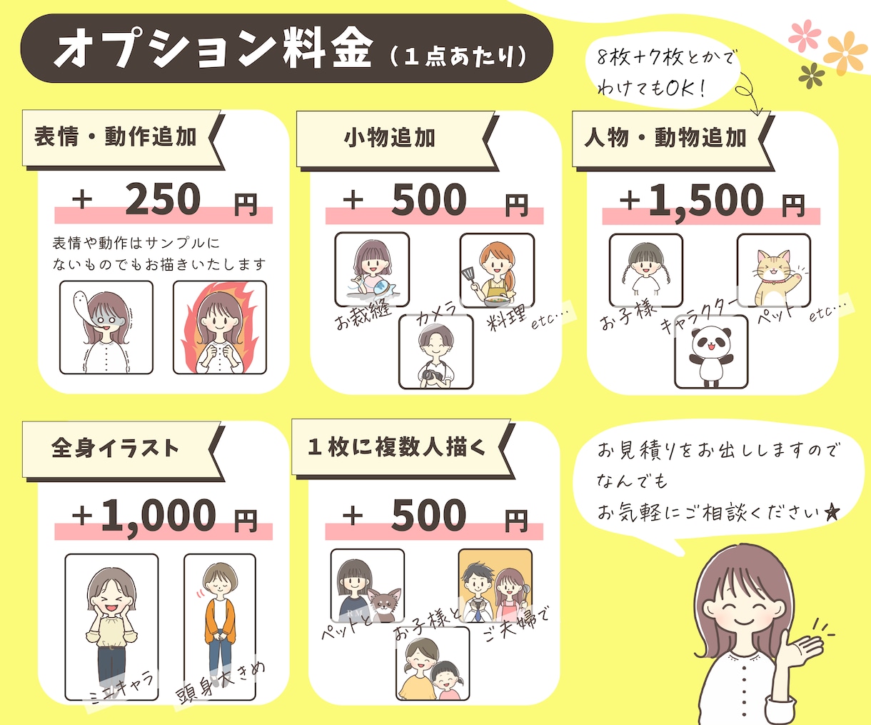 ゆるかわシンプル！イラスト15点セットお描きします インスタ、YouTube、ブログなど各種コンテンツに イメージ5