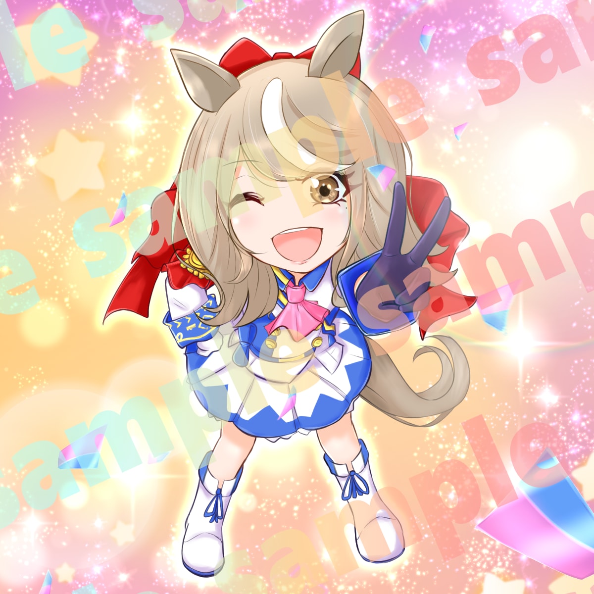 ちびキャラ、等身大キャラのデジタルイラスト承ります アイコン、サムネから用途に合わせたイラスト描きます！ イメージ4