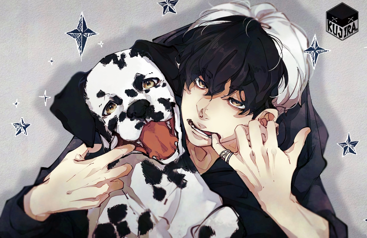 一枚絵や動画イラストをそっと描きます 獣人や動物、食べ物などもご相談ください イメージ1