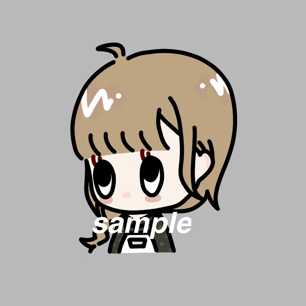 アイコンにお勧めのかわいいイラスト描きます SNSアイコンに使える特徴的でかわいい似顔絵を描きます！ イメージ5