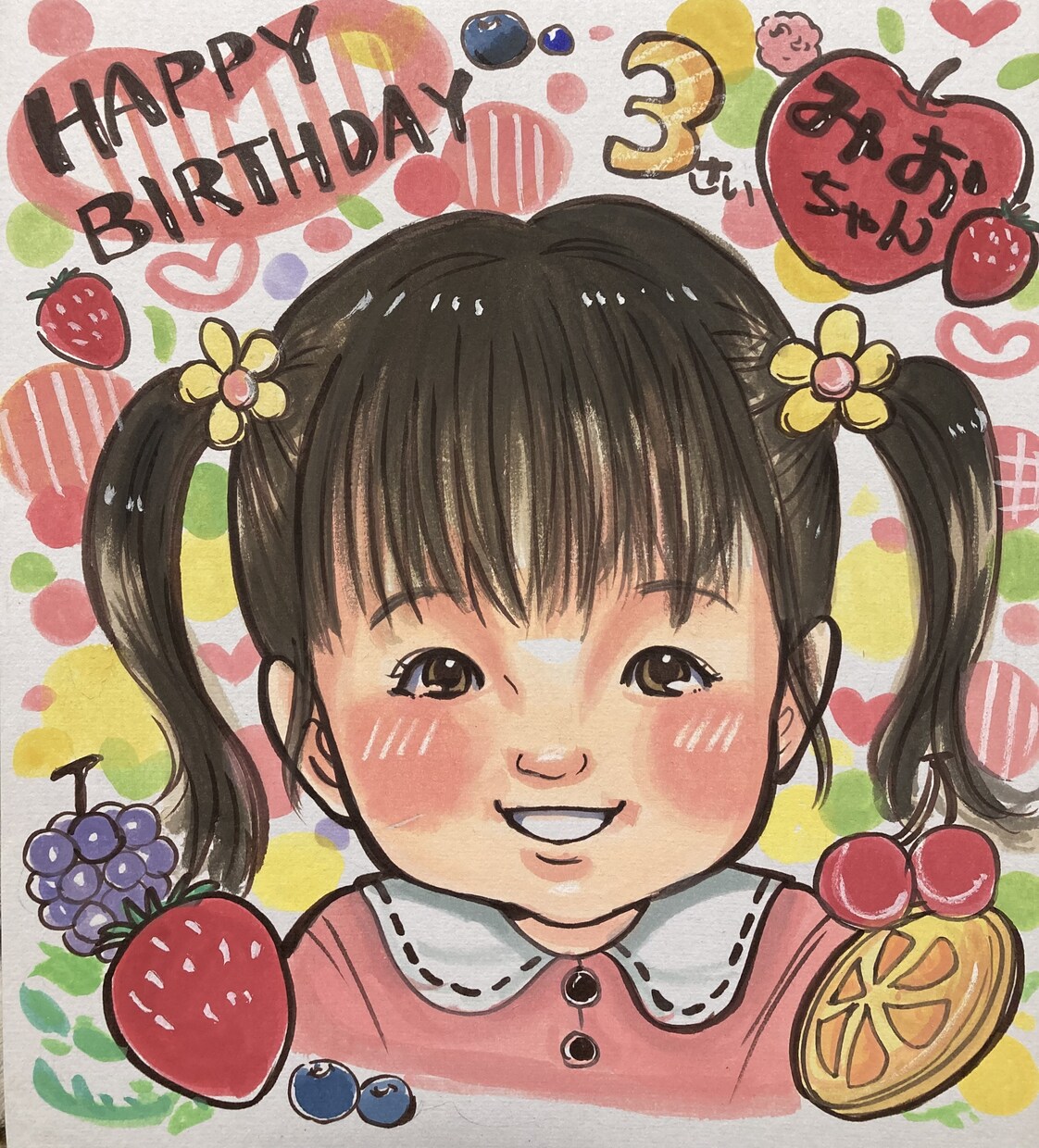 初依頼歓迎★優しい雰囲気の似顔絵オーダー承ります 初めてでも安心【記念日など家族への贈り物に】修正対応可能 イメージ6
