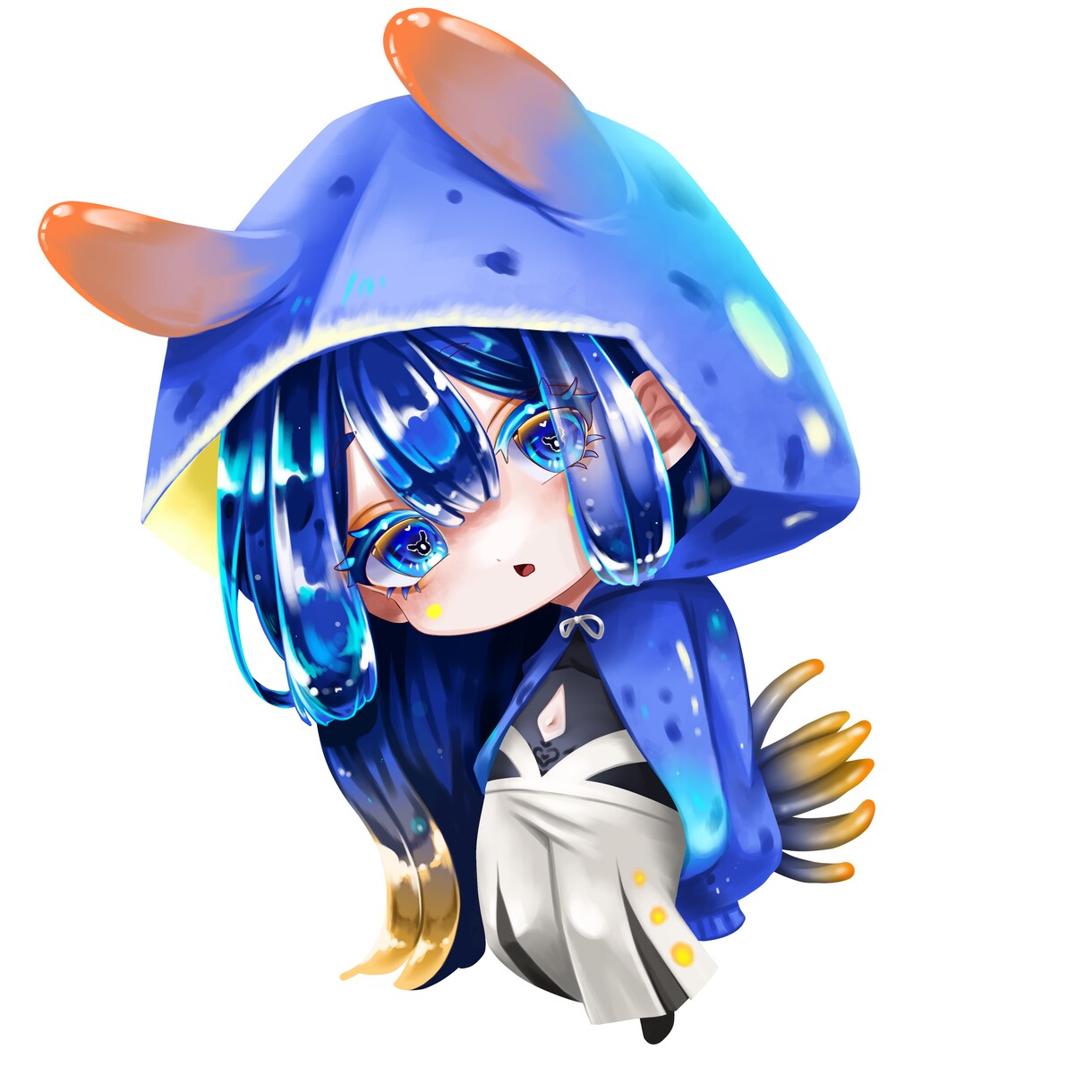 キラキラ可愛いデフォルメを描きます キラキラした可愛いデフォルメイラスト イメージ1