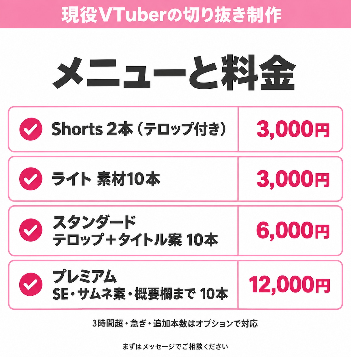 現役VTuberが切り抜きShorts2本作ります 丸投げOK。動画を送るだけでテロップ付きShorts2本 イメージ3