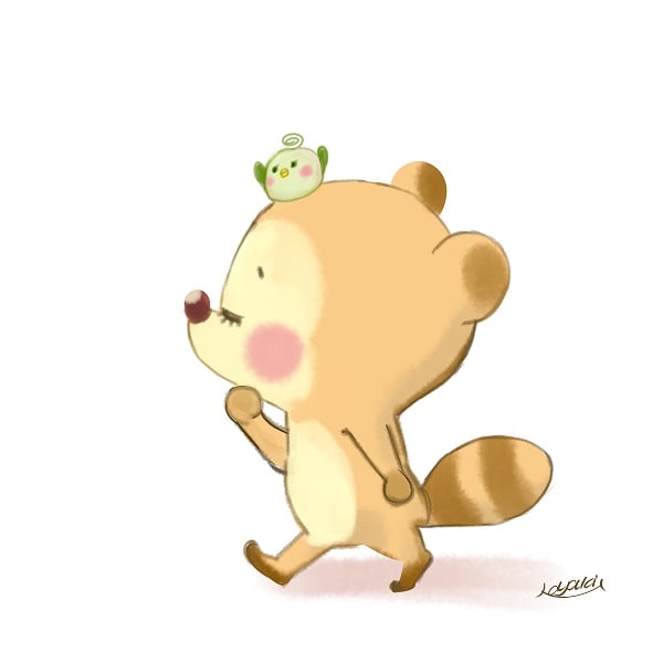 可愛いほのぼの動物イラスト·キャラクターを描きます SNSのプロフィールイラストなど イメージ1