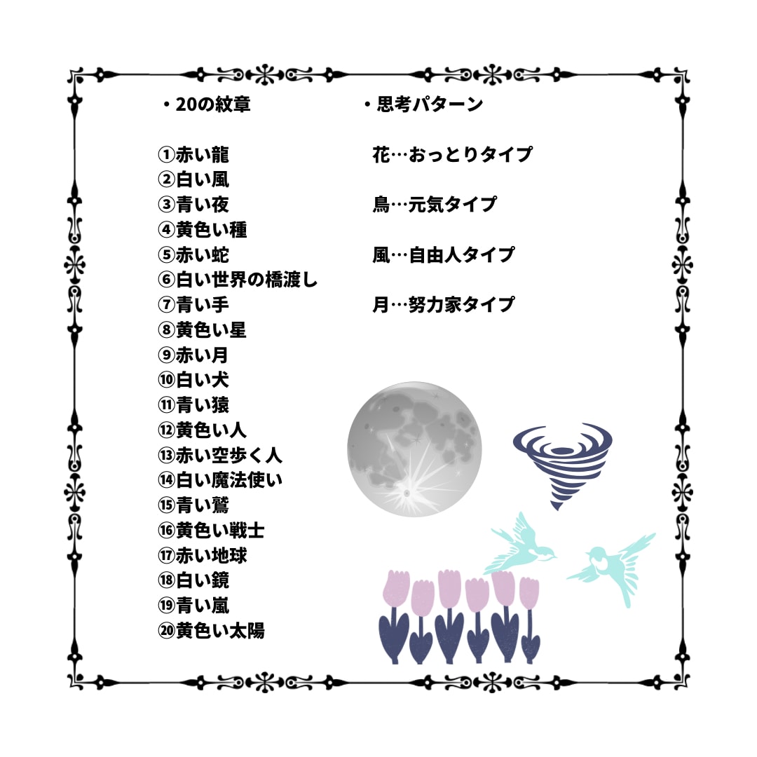 タイプ80通り‼️性格別子育て法わかります 資格有/宿曜✖︎マヤ暦✖︎メンタルタイプ✖︎モンテッソーリ イメージ1