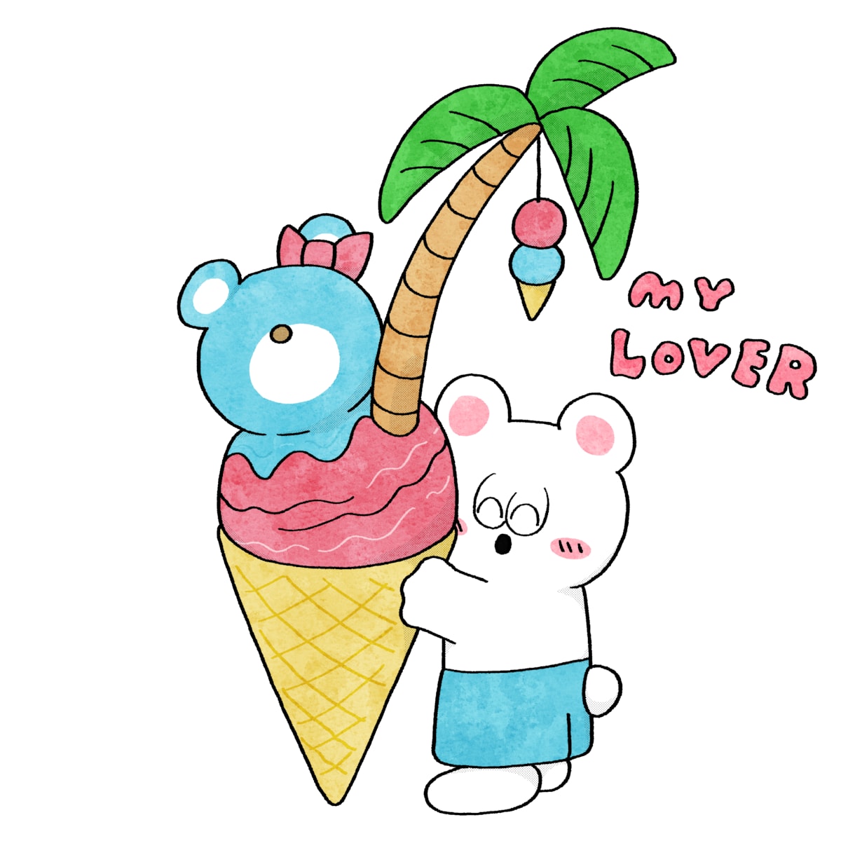アイコンや商品パケに！ゆる～く笑えるキャラ描きます お手元にかる～くかわいいユーモアを イメージ8