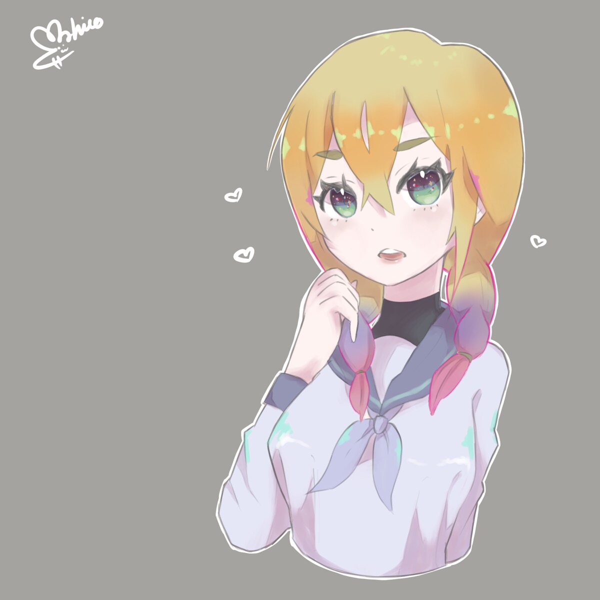 美少女キャラのSNSアイコンを描きます SNS、ブログ、Youtubeにおすすめ！ イメージ1