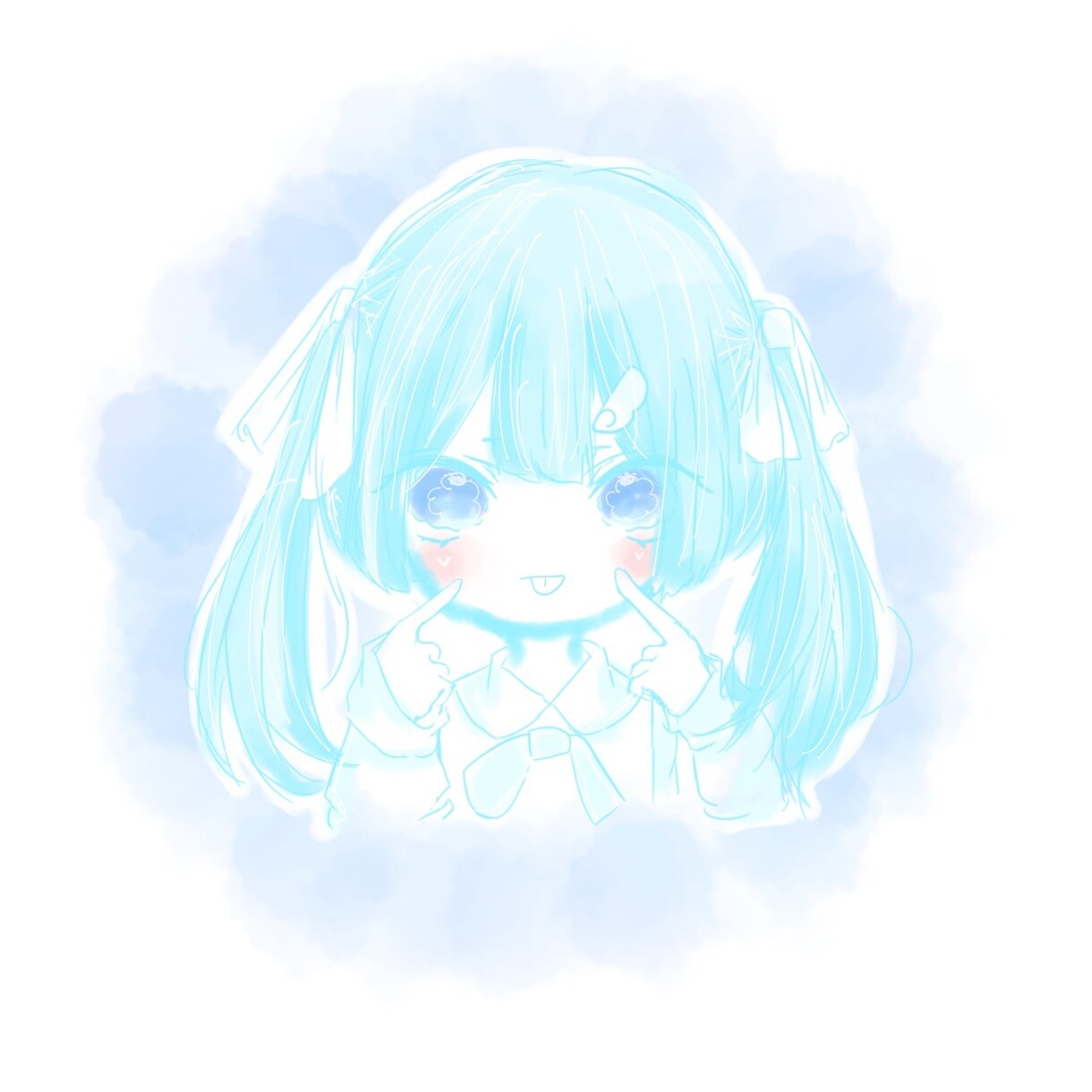 アイコンを描いてます 可愛い系、ゆるふわ系のSNSアイコン描いてます イメージ1