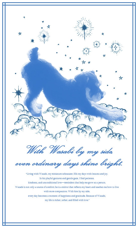 世界に一枚のうちの子ステッカー作ります ペット写真一枚から特別なステッカー作ります イメージ3