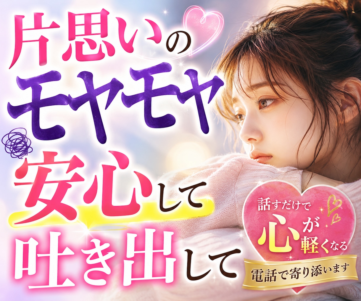 叶えたい片思いの悩みを一緒に考えます 彼の本音がわからない、そんな恋のモヤモヤを聞かせてください イメージ2