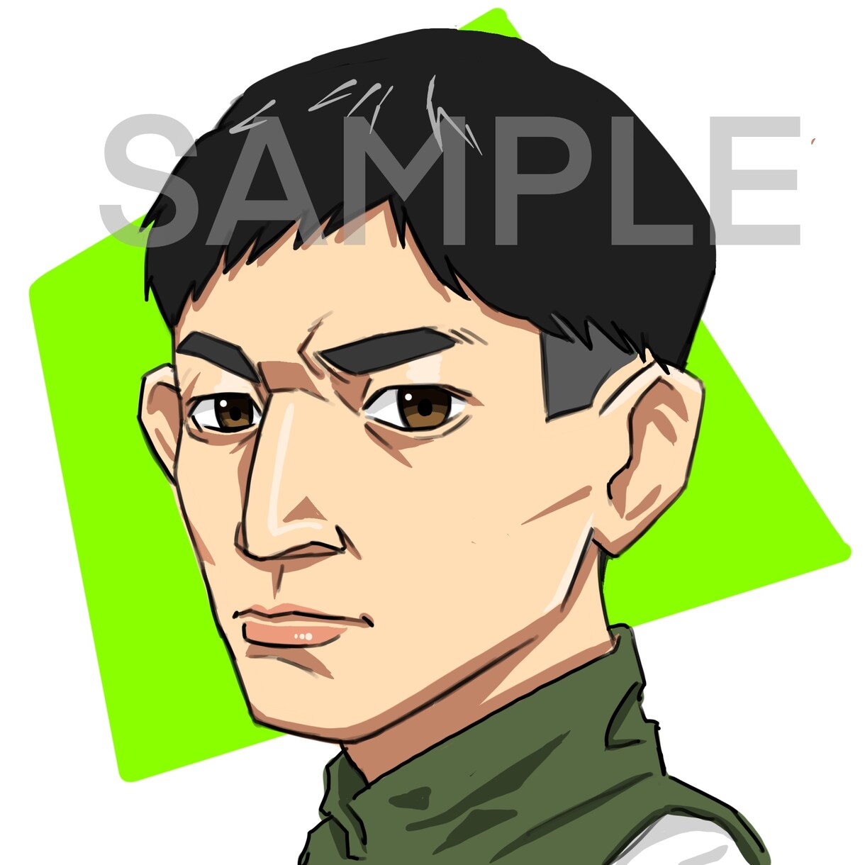 SNS用のアイコン似顔絵描きます 似ていてポップな似顔絵、低価格で描きます！ イメージ6