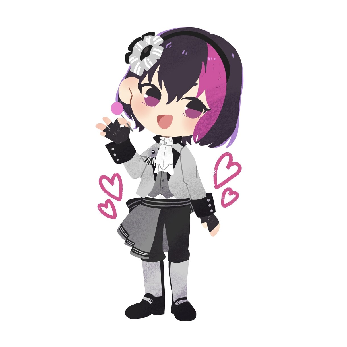線画なしのかわいいミニキャラお描きします 線画なしのかわいいミニキャラです イメージ6