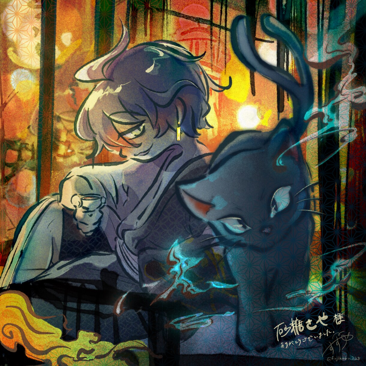 和風で親しみやすい、可愛いイラストを描きます 和風で親しみやすく、幅広い層に可愛いと言ってもらえるイラスト イメージ7