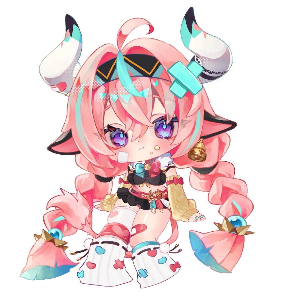 可愛いデフォルメイラスト描きます 無料修正2回まで可能！グッズやアイコンに！ イメージ1