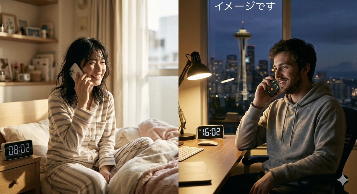 英語でモーニングコールします 【朝活×英会話】「モーニング・イングリッシュ」 イメージ1