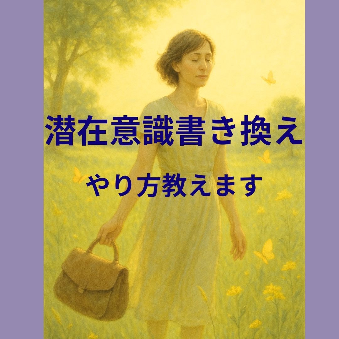 変容したい方へ　潜在意識書き換えます ブロック解除　現実創造　やり方おしえます　潜在意識書き換え イメージ1