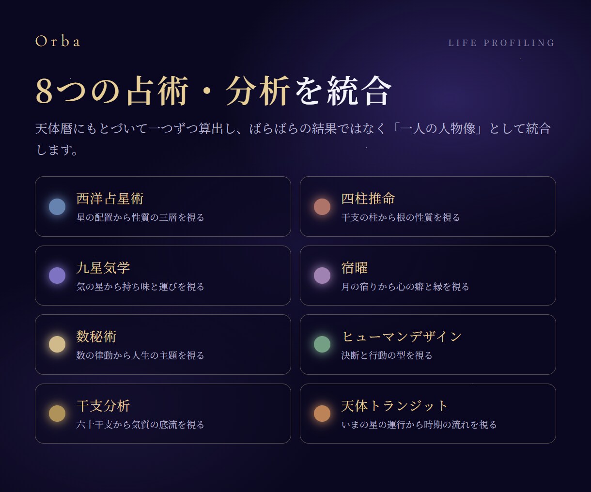 8占術で本質・才能・適性を自己分析します まず自分を知るための7ページ個別鑑定書PDF イメージ3