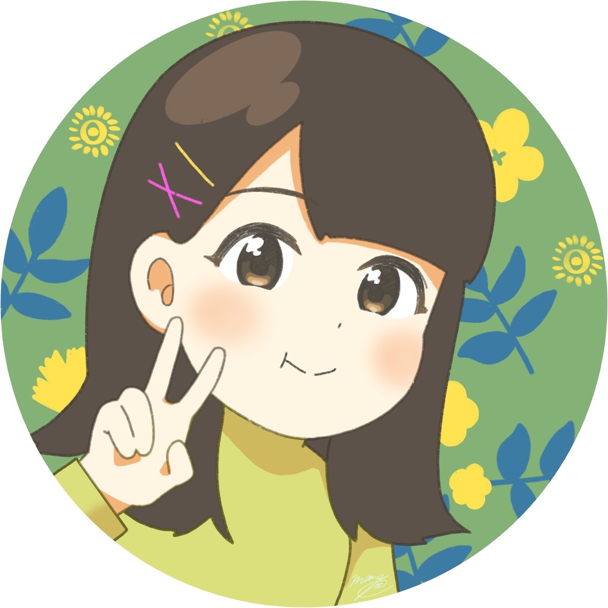 SNSのアイコンを描きます 正方形のイラストでアイコン用に作成します！ イメージ4