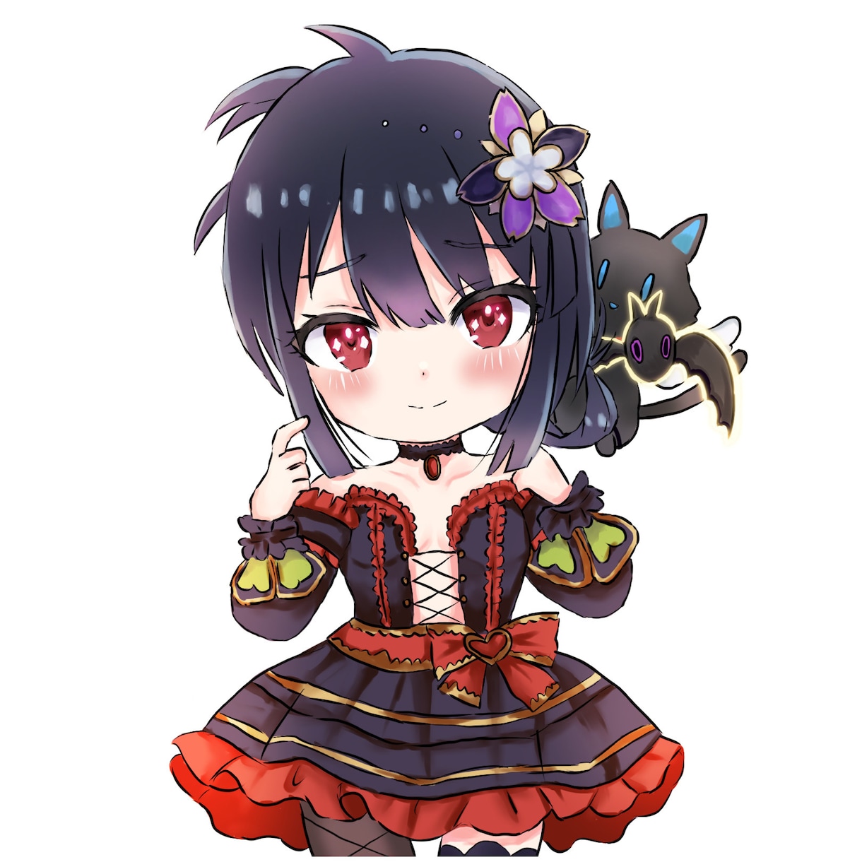 可愛らしいデフォルメキャラクター描きます 可愛らしいデフォルメキャラやふわっした女の子が得意です イメージ2