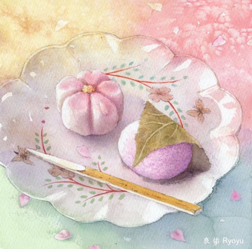 透明水彩で料理やスウィーツを美味しそうに描きます 料理・和菓子・飲み物・食材など。商用OKです。 イメージ2
