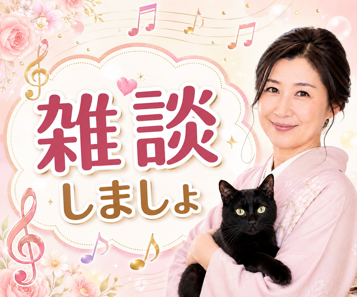 のんびり雑談しましょ✨色んなお話、お聴きします 男性も歓迎！愚痴や暇つぶしもOKです！ イメージ1