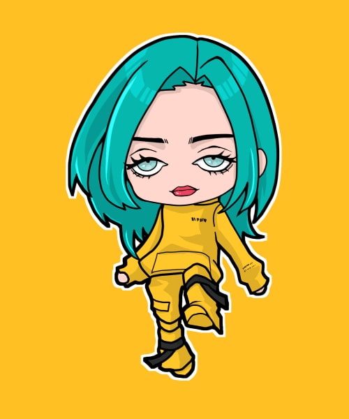 ポップな似顔絵描きます ポップなイラストでシールやラミキーにも使えます イメージ4