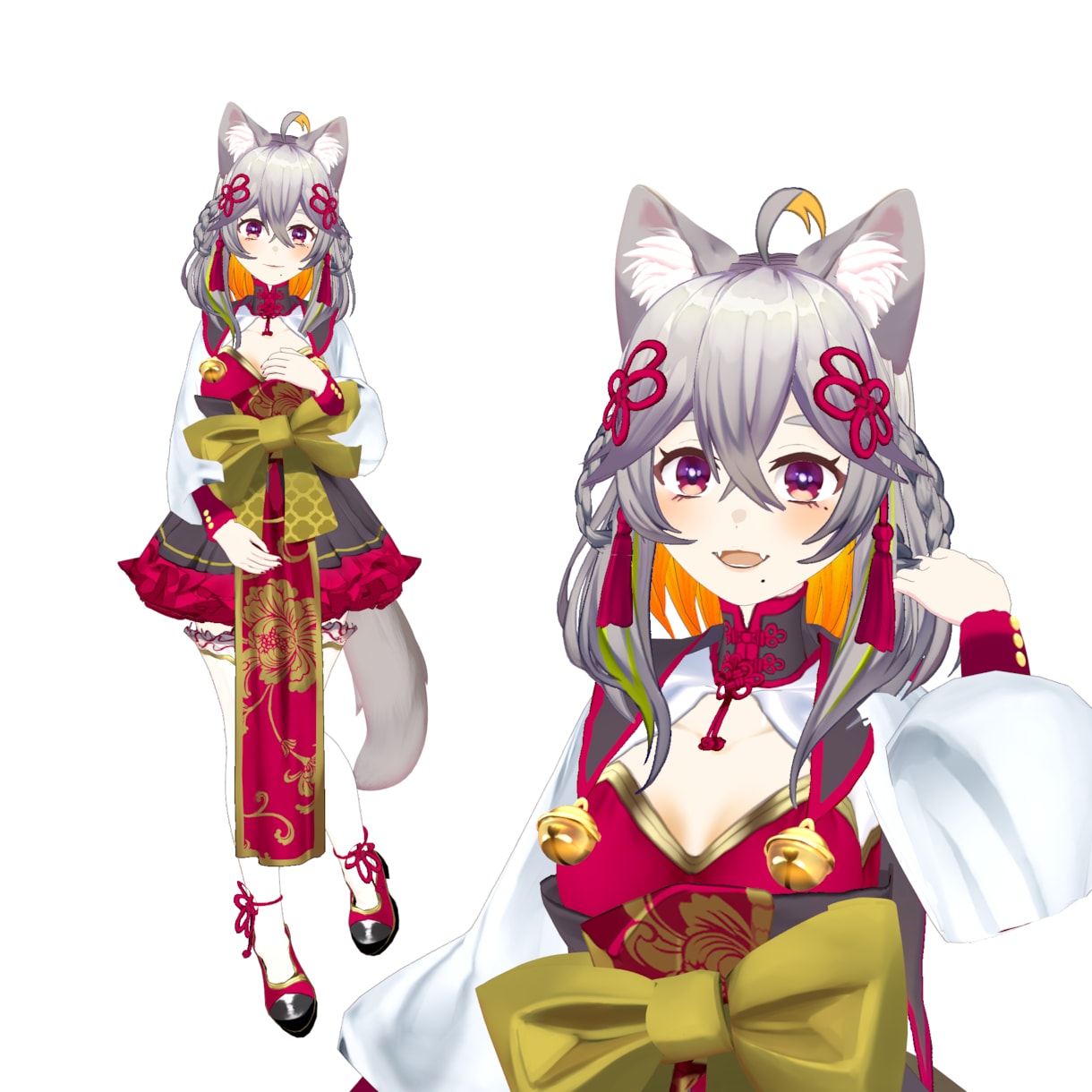 VTuberさん向けの3Dモデル作成します 画像1枚からでOK！キャラクター3Dモデリング致します！ イメージ6