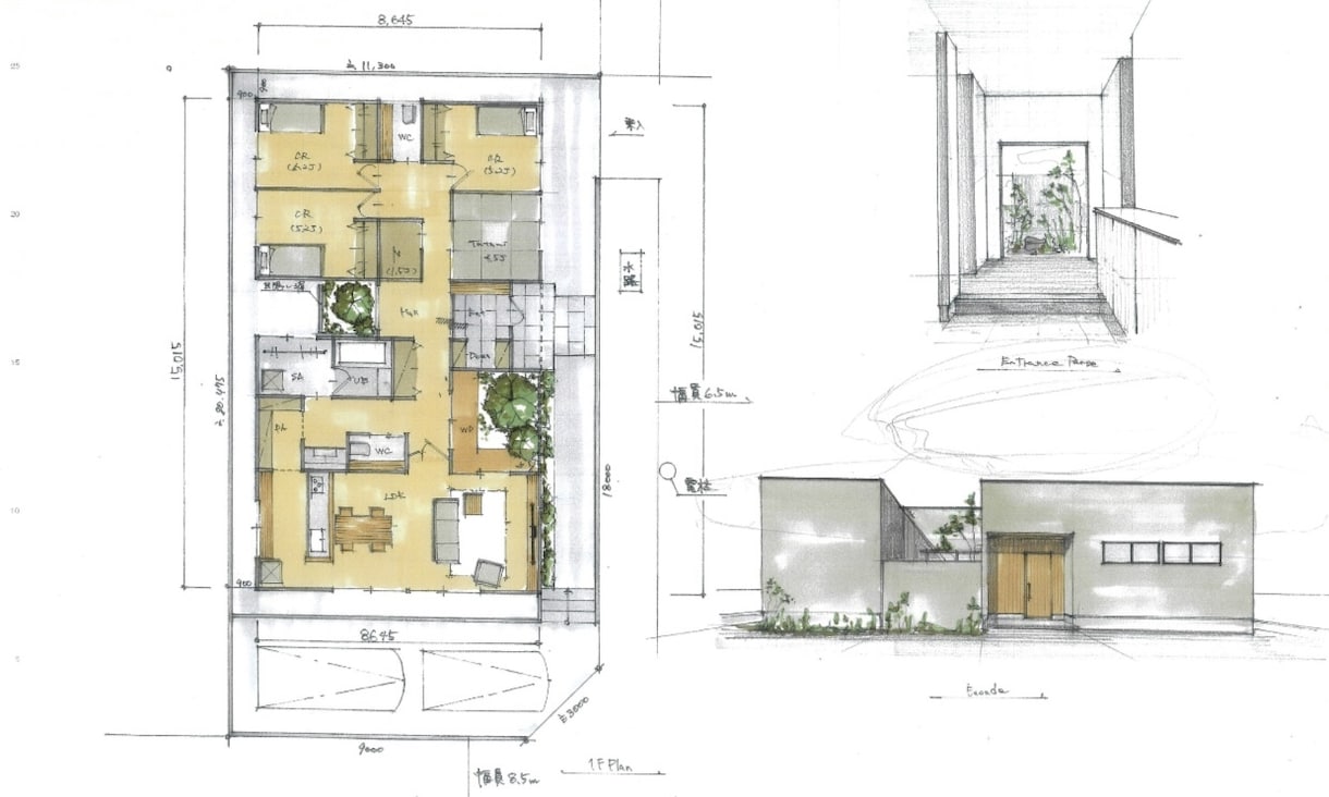 一級建築士がそのまま建てられるプランをご提案します ＊デザイン、構造、性能、納まり…全てを考慮してプランします！ イメージ3