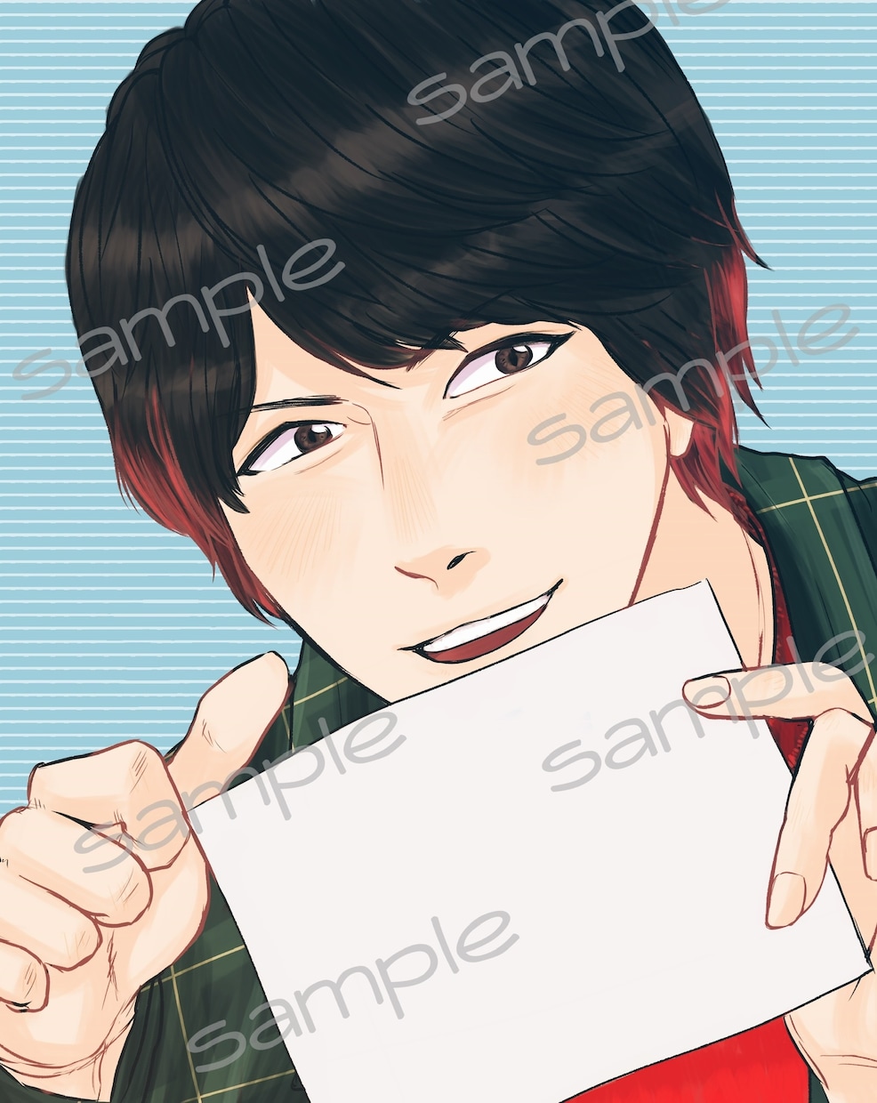 似顔絵アイコン作成します SlackやLINEなどで使える似顔絵アイコン作成します イメージ2