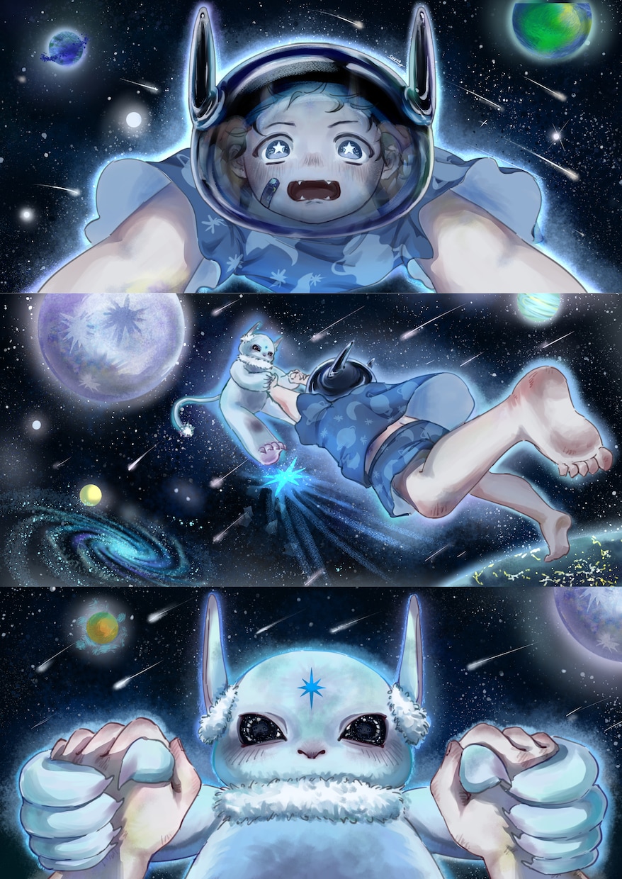 アイコン・立ち絵・一枚絵・動物絵・漫画等を描きます アイコン・一枚絵・動物絵・オリキャラ漫画対応 イメージ1